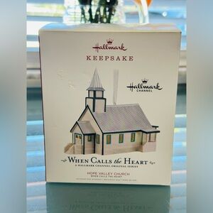 Hallmark Keepsake Ornament When Calls the Heart Hope Valley Church Dated 2018